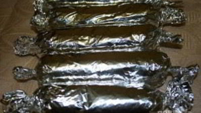 колбаска из печенья с какао