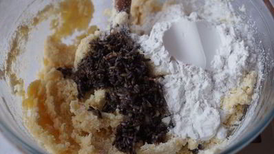 лавандовое печенье