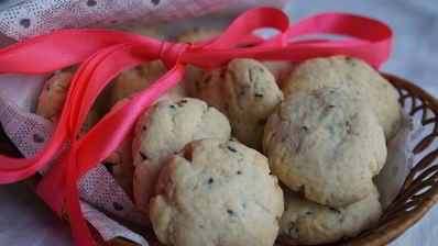 лавандовое печенье