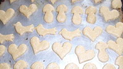 медово-кунжутное печенье