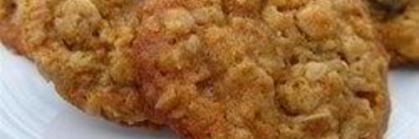 Медово-овсяное печенье с изюмом