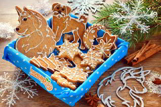 Новогоднее печенье