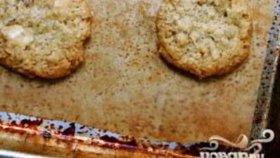 овсяное печенье с белым шоколадом