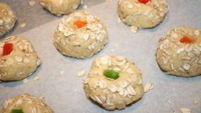 овсяное печенье с цукатами