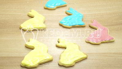 пасхальное печенье пасхальные кролики