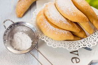 Печенье Бананы с творожной начинкой