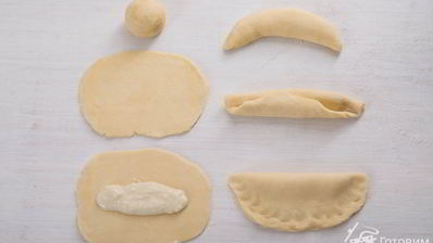 печенье бананы с творожной начинкой