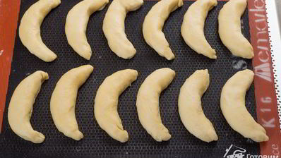 печенье бананы с творожной начинкой