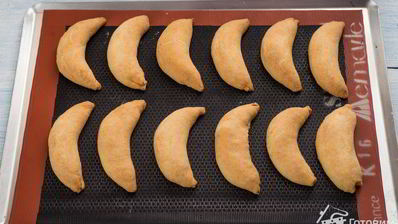 печенье бананы с творожной начинкой