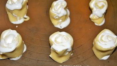 печенье розочки на творожном тесте