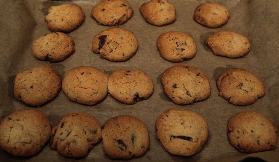 Рецепт печенья с шоколадной крошкой