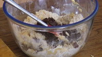 печенье с шоколадной крошкой