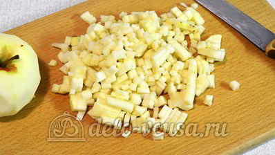 печенье с яблоками и корицей