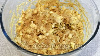 печенье с яблоками и корицей