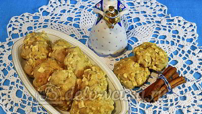печенье с яблоками и корицей