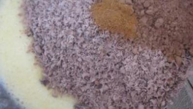 печенье шоколадные ромбики с корицей