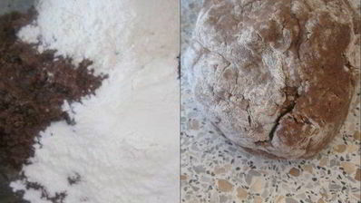 печенье шоколадные ромбики с корицей