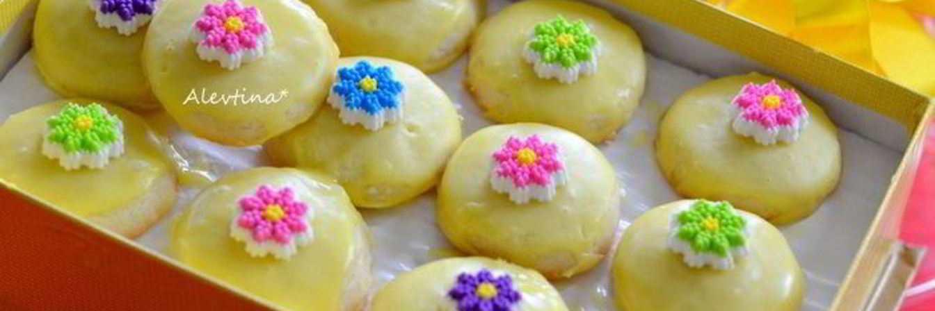 Печенье весеннее под глазурью