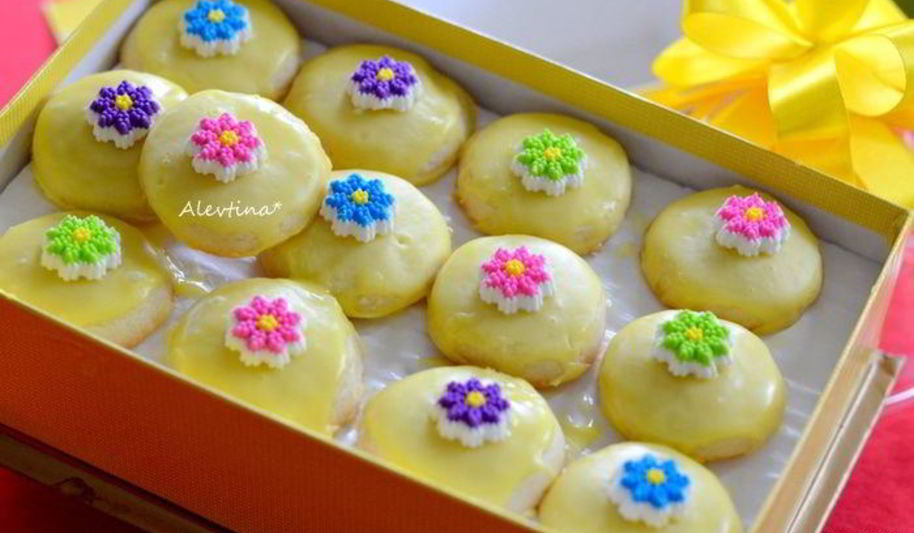 Рецепт печенья весеннего под глазурью