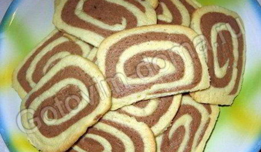 Рецепт печенья зебра