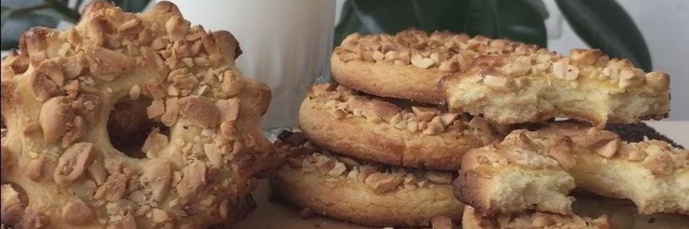 Песочное печенье Кольцо с арахисом