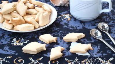 песочное печенье рыбки