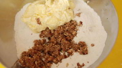 песочное печенье с орехами пекан