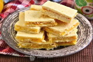 Песочное печенье с вареньем