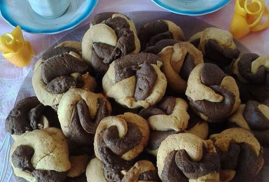 Песочное печенье Завитки