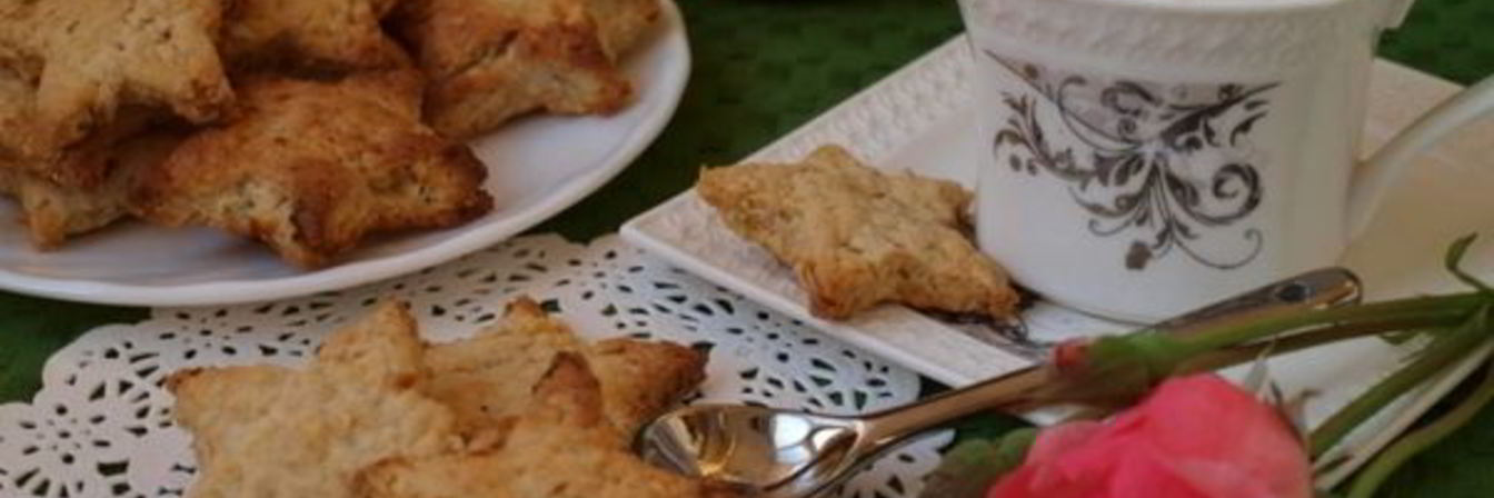 Постное лимонное печенье с овсяными хлопьями