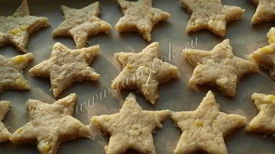 постное лимонное печенье с овсяными хлопьями