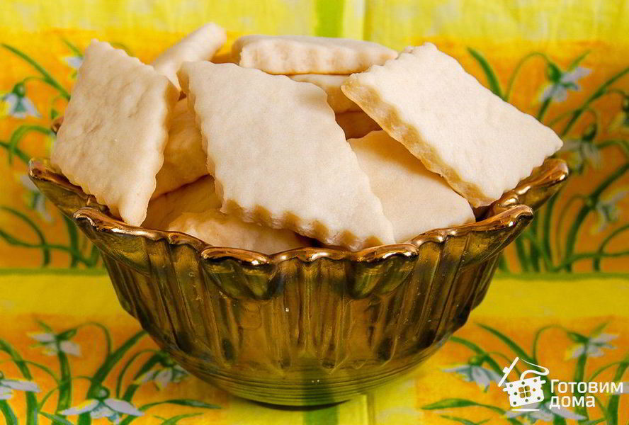 Постное рассыпчатое печенье