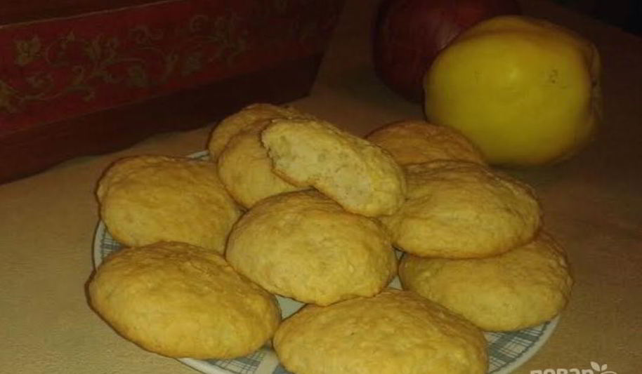 Рецепт постного яблочного печенья