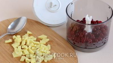 праздничное печенье с клюквой и орехами