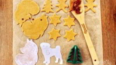 пряное новогоднее печенье