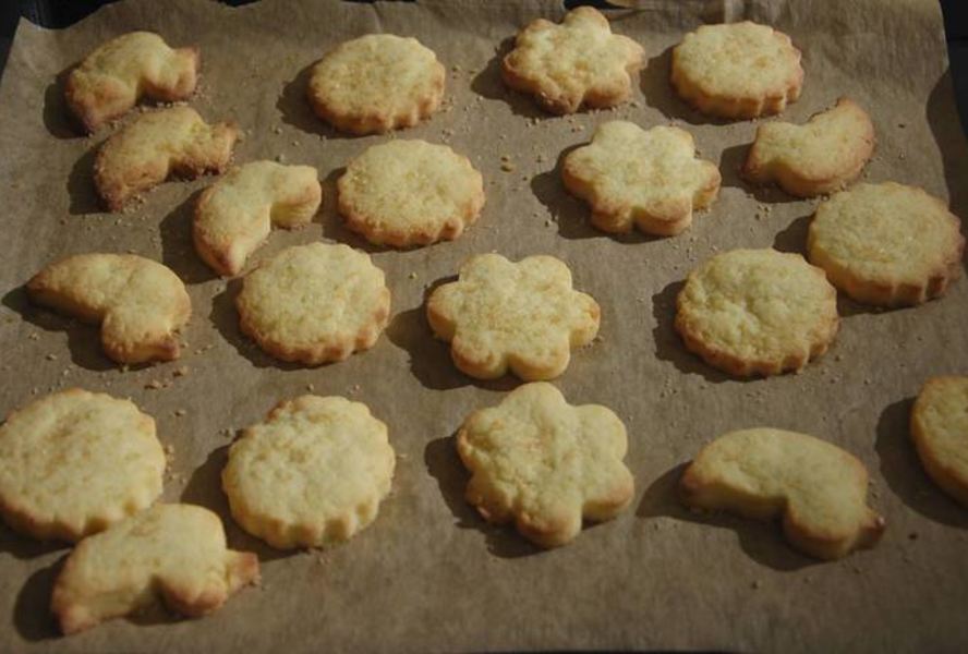 Рассыпчатое печенье на желтках