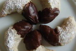 Рождественское печенье Полумесяцы