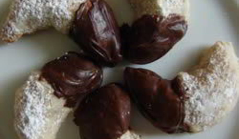 Рецепт рождественского печенья полумесяцы