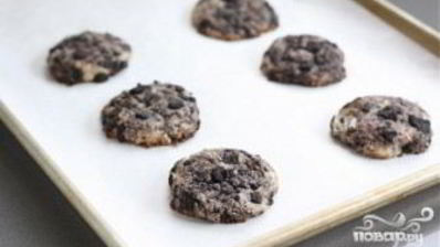 шоколадно-сливочное печенье