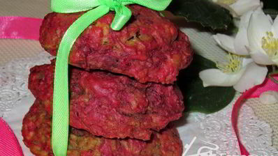 свекольное печенье