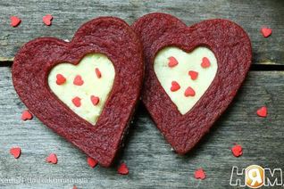 Сэндвич печенье Красный бархат