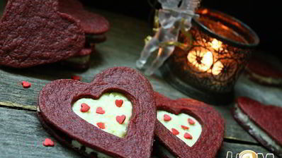 сэндвич печенье красный бархат