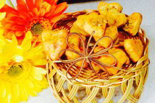 Сырное печенье с кайенским перцем