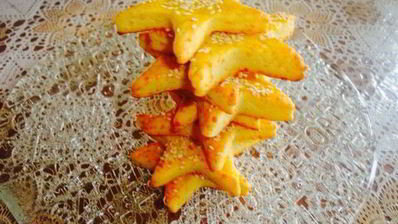 сырное печенье с кайенским перцем