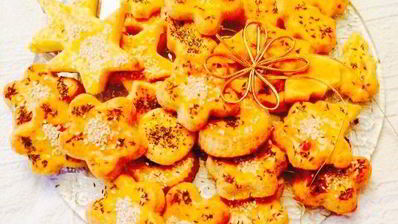 сырное печенье с кайенским перцем