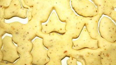 сырное печенье с миндалем