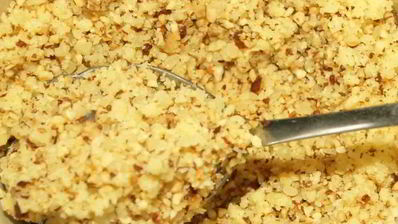 сырное печенье с миндалем