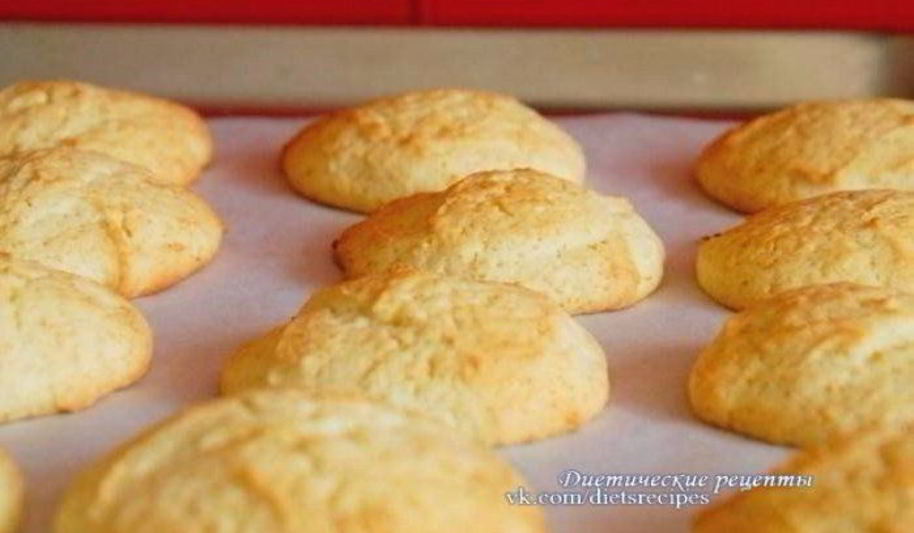 Рецепт творожного фитнес-печенье
