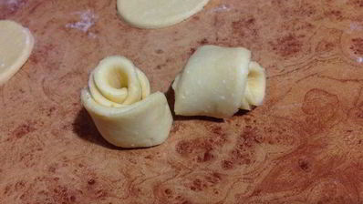 творожное печенье розочки