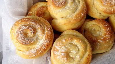 творожное печенье розочки